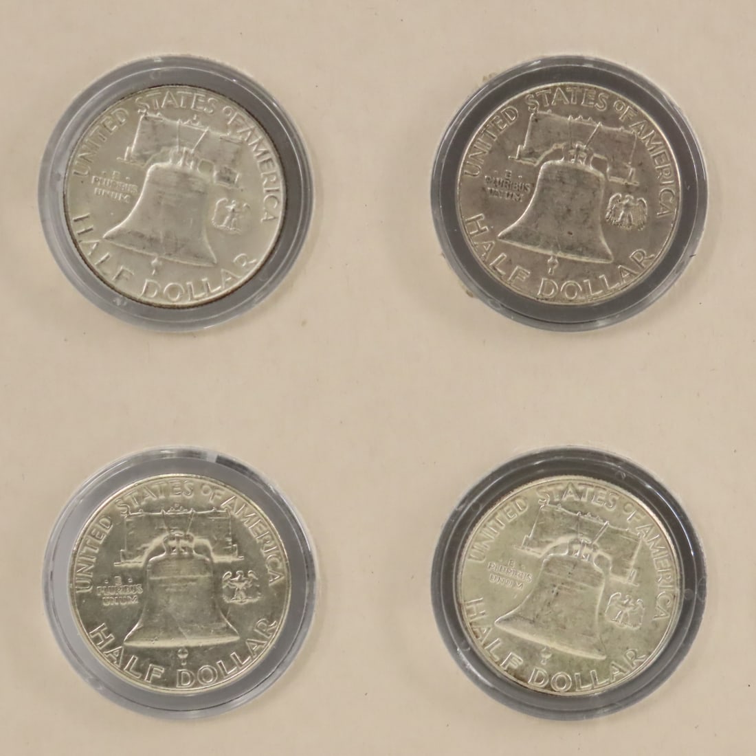 Complete Franklin Silver Half Dollar Collection - 13