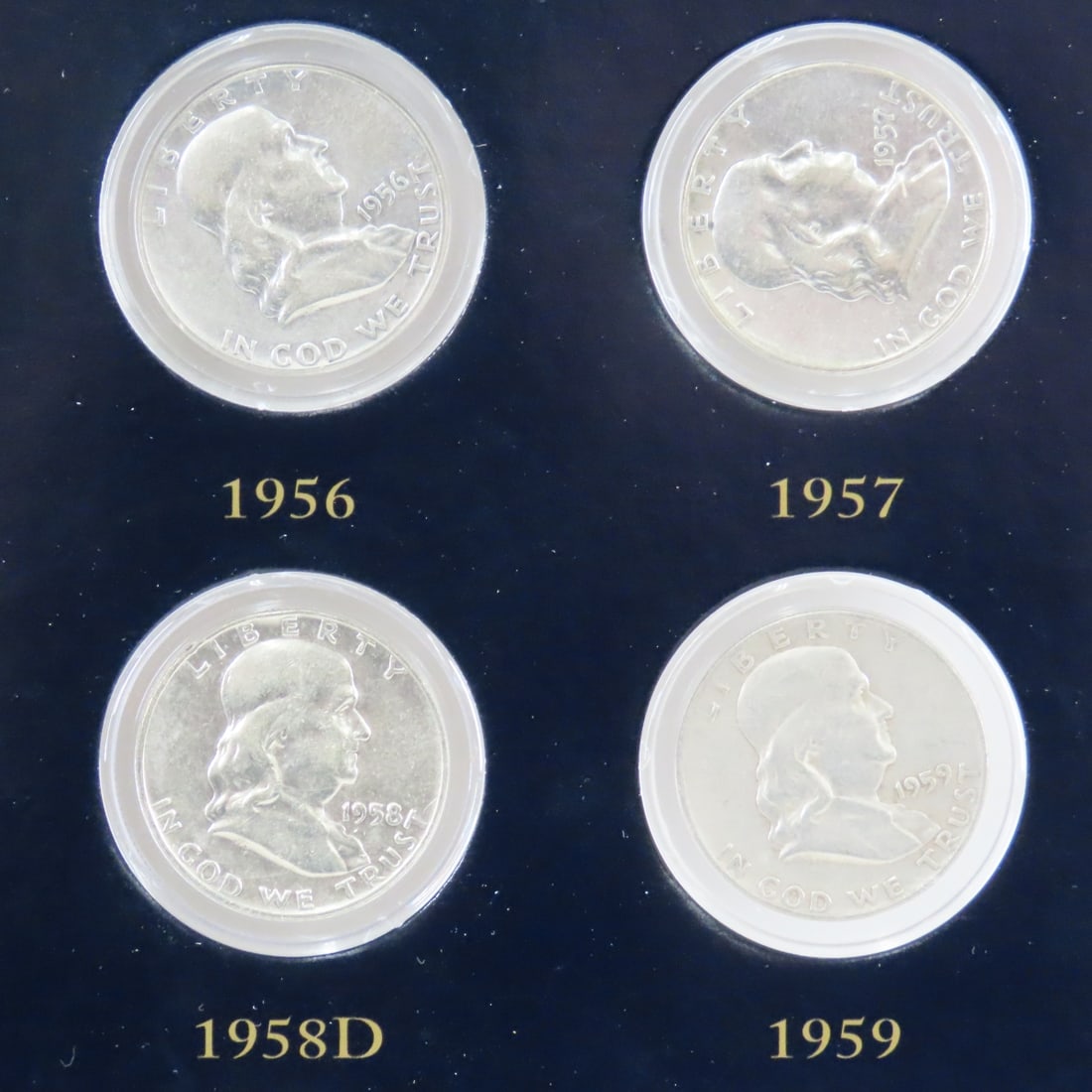 Complete Franklin Silver Half Dollar Collection - 14