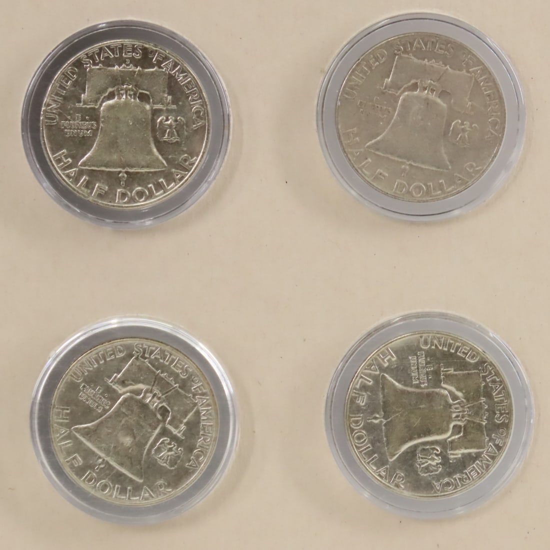 Complete Franklin Silver Half Dollar Collection - 15