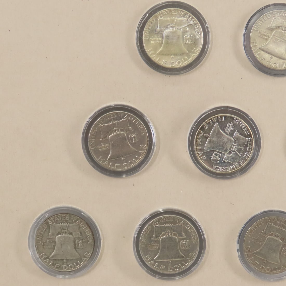 Complete Franklin Silver Half Dollar Collection - 17