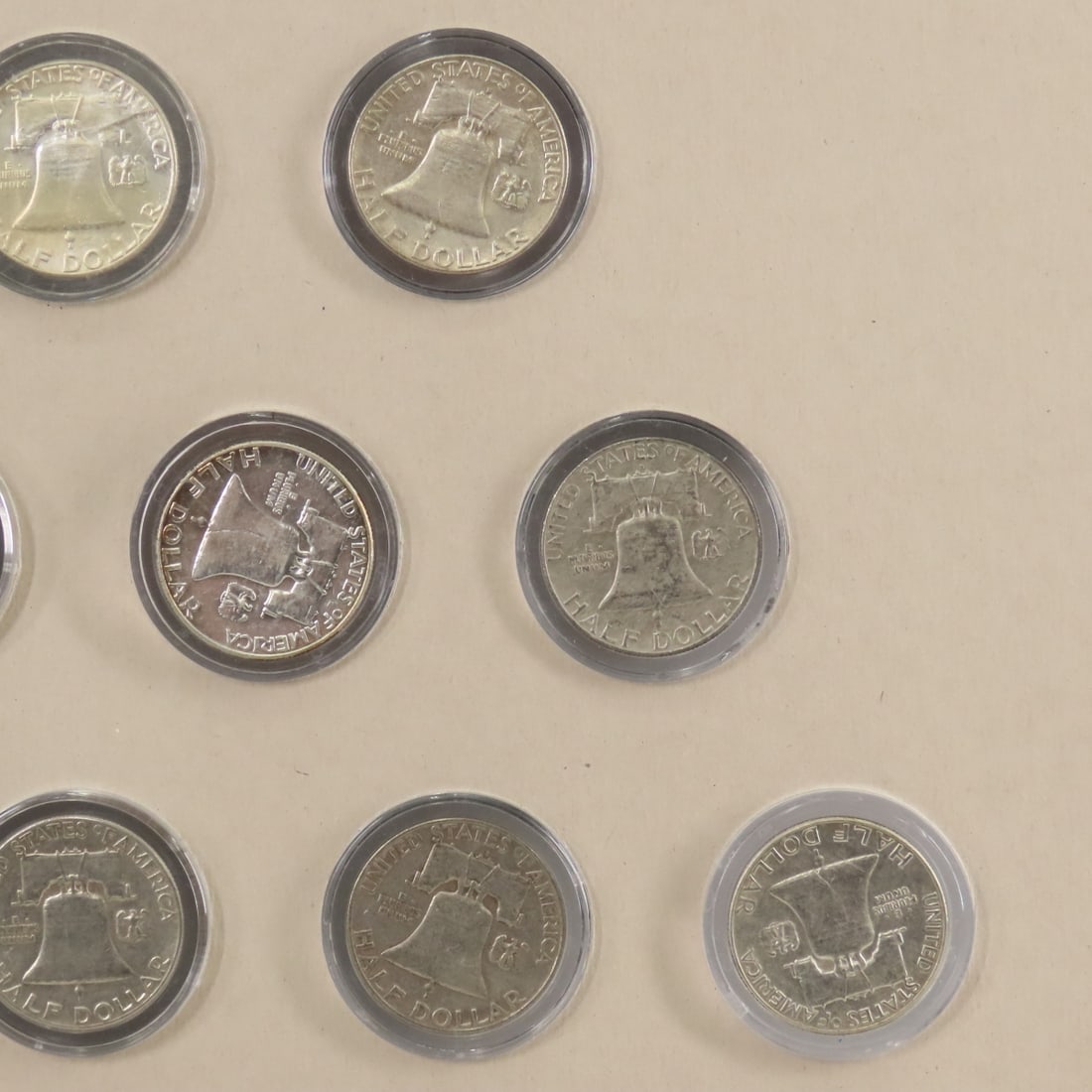 Complete Franklin Silver Half Dollar Collection - 19