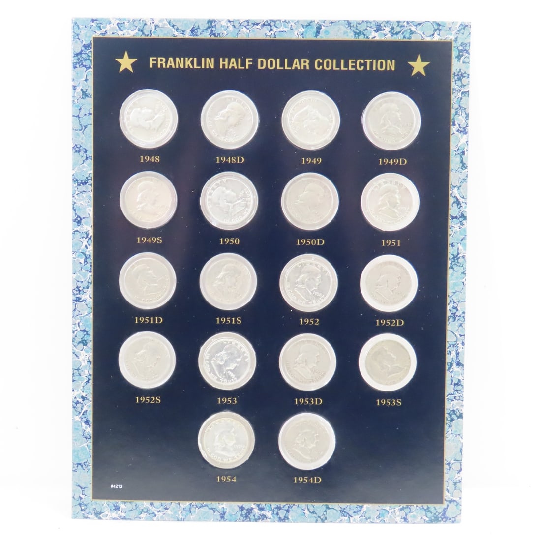 Complete Franklin Silver Half Dollar Collection - 2