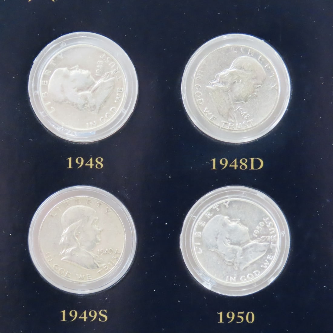 Complete Franklin Silver Half Dollar Collection - 3