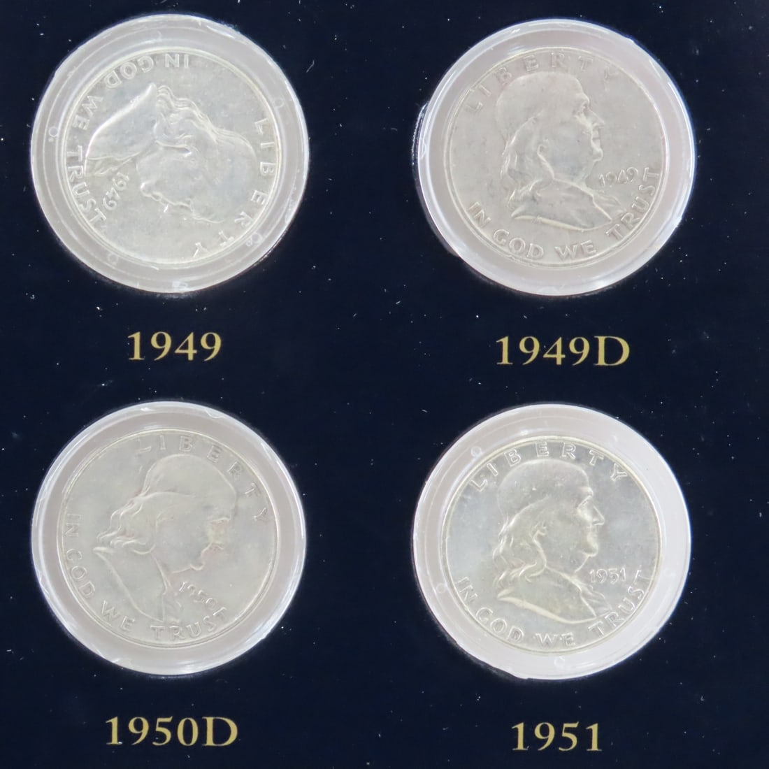 Complete Franklin Silver Half Dollar Collection - 5