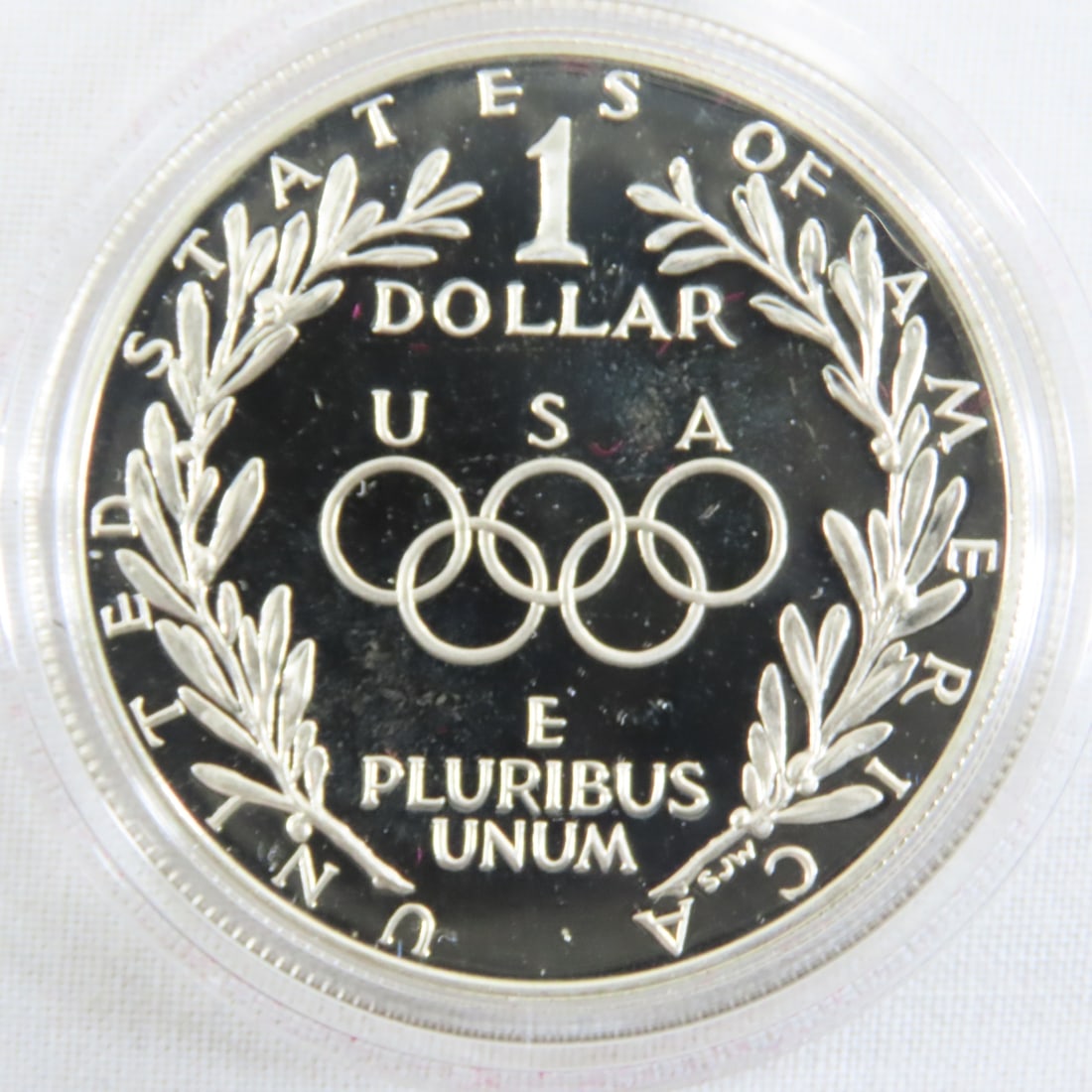 1988 S Olympic Silver Dollar & Half Dollar Proof - 4