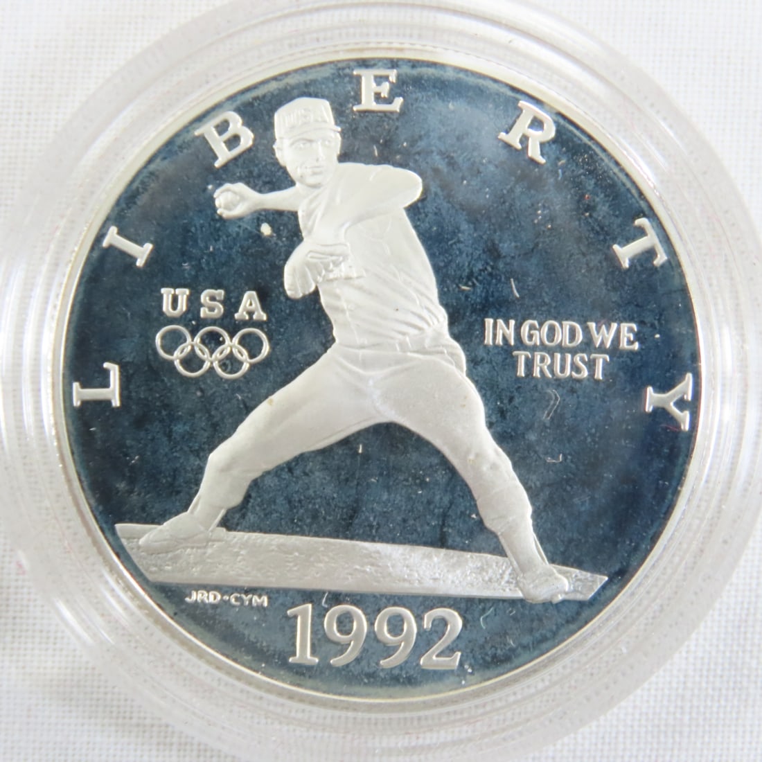 1992 S Olympic Silver Dollar & Half Dollar Proof - 3