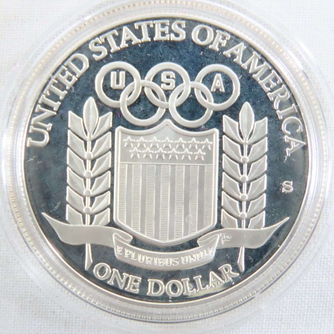 1992 S Olympic Silver Dollar & Half Dollar Proof - 4