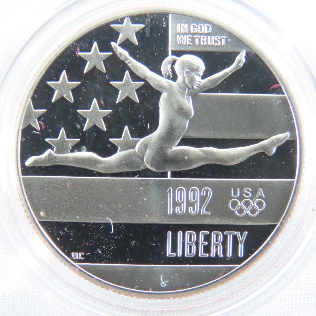 1992 S Olympic Silver Dollar & Half Dollar Proof - 5