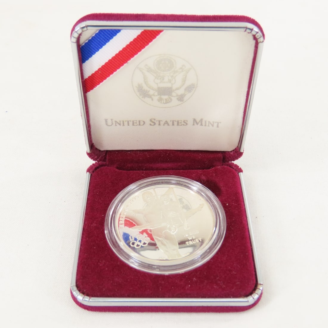 1995 S Atlanta Centennial Olympic Silver Dollar - 2