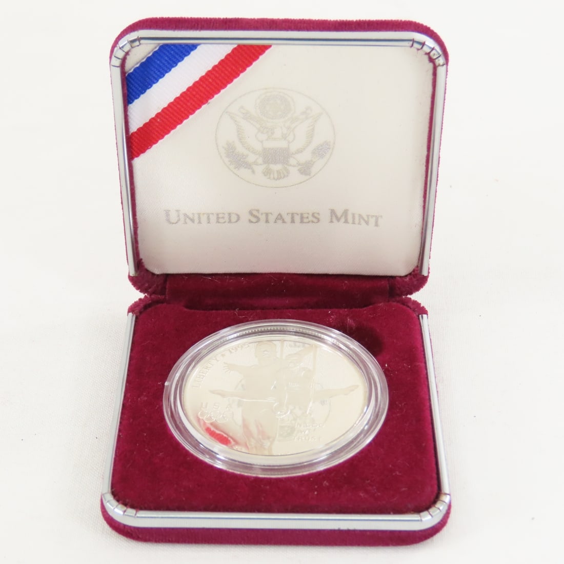 1995 S Atlanta Centennial Olympic Silver Dollar - 5