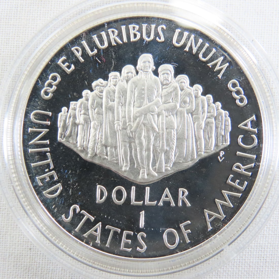 1987 S US Constitution Silver Dollar Proof - 4