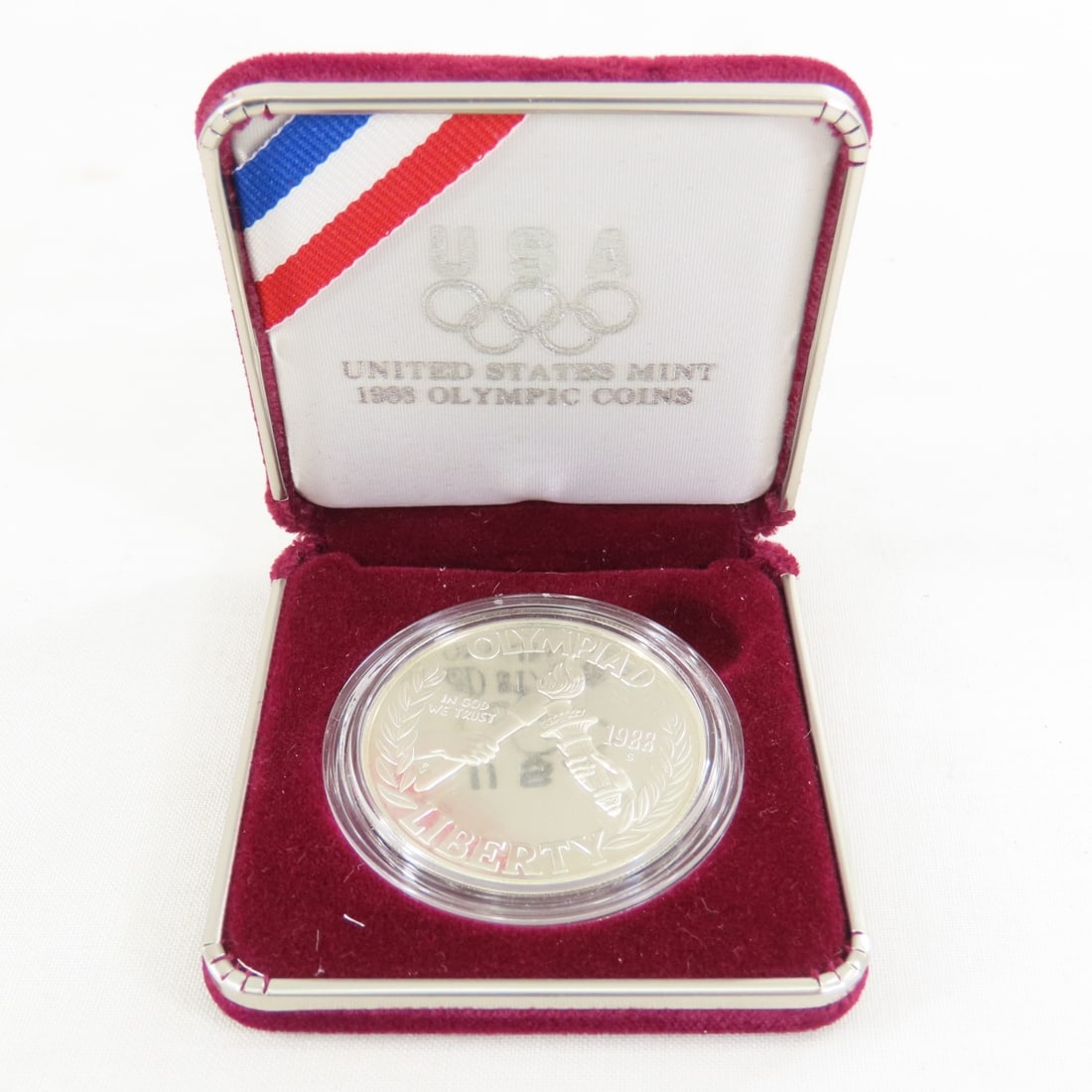 1988 S Olympic Silver Dollar Proof - 2