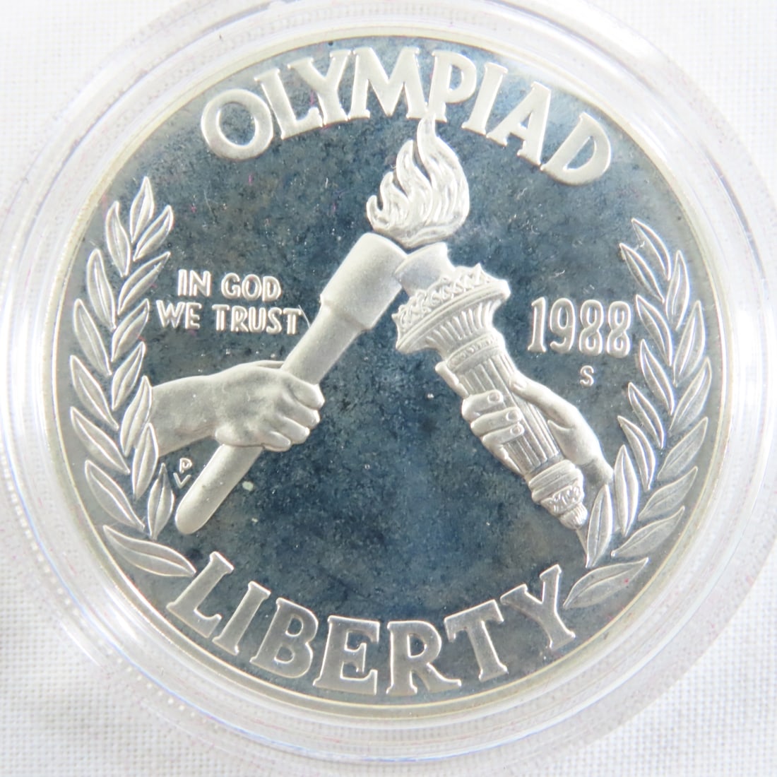 1988 S Olympic Silver Dollar Proof - 3
