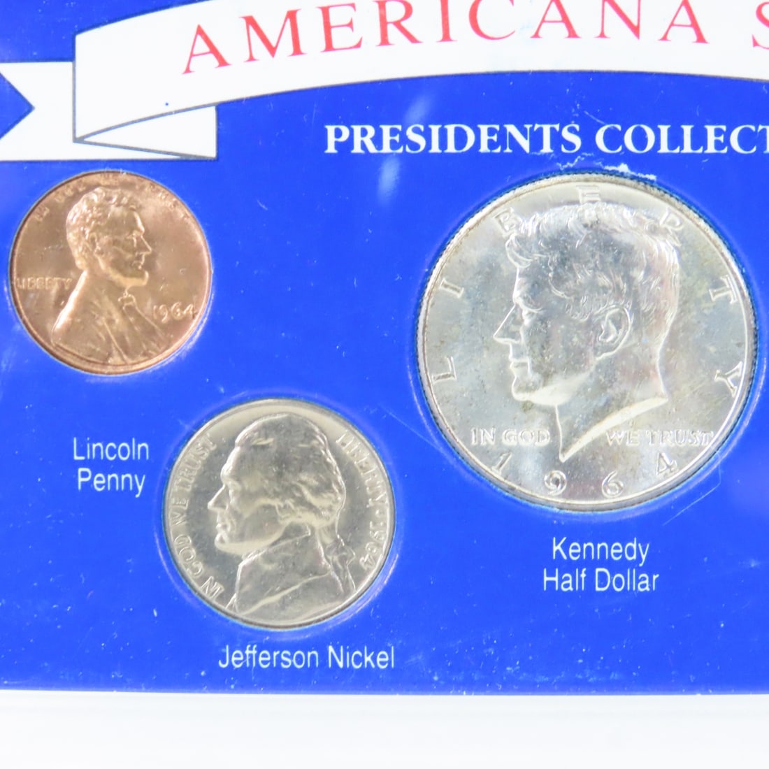 2 Americana Series Silver Coin Sets & WWII cents - 10