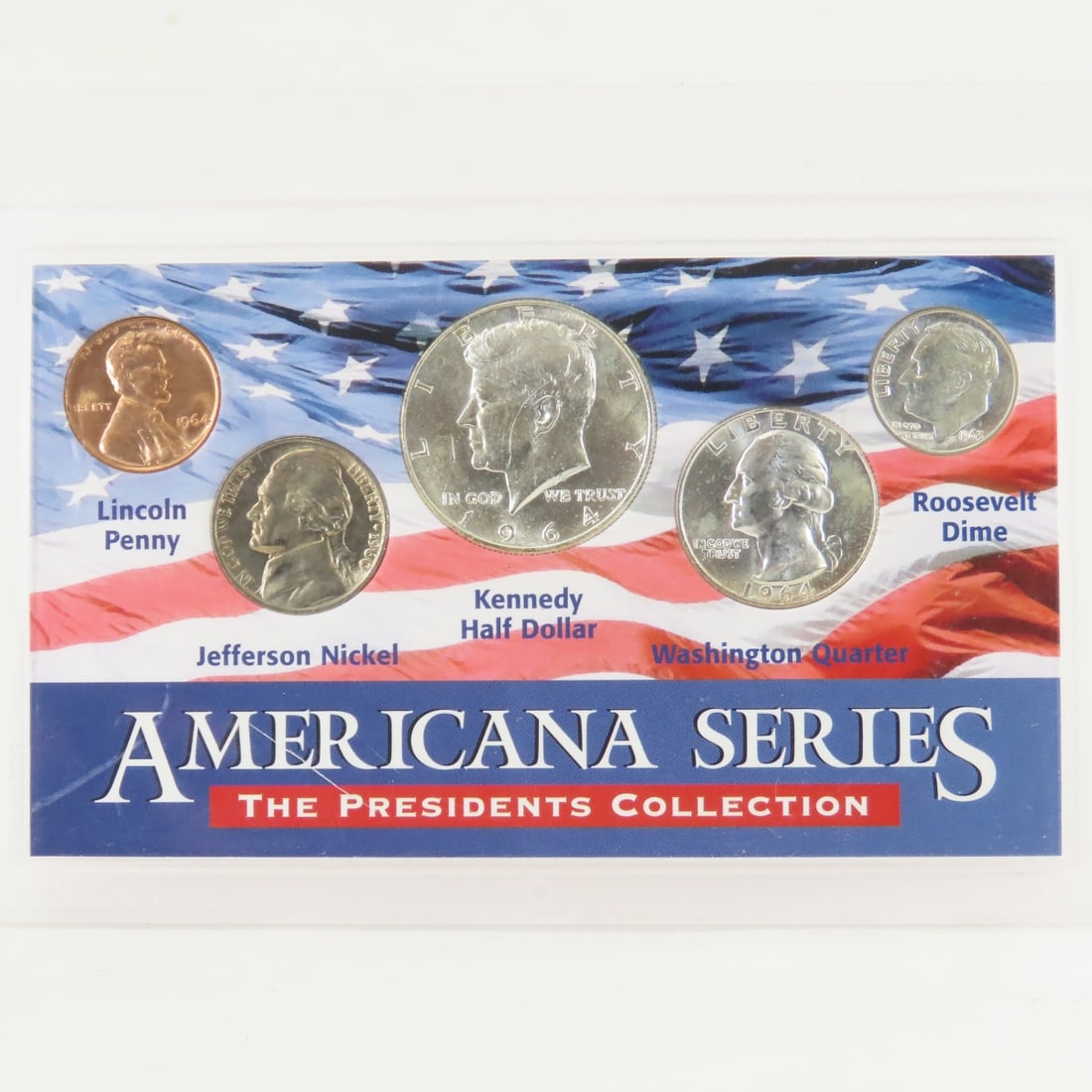 2 Americana Series Silver Coin Sets & WWII cents - 2