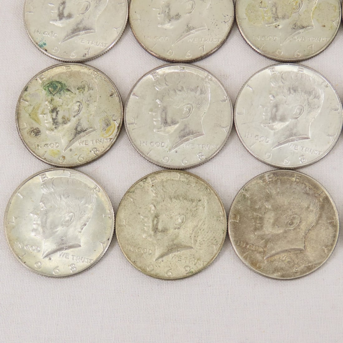 20 1965-1969 40% Silver Kennedy Half Dollars - 4