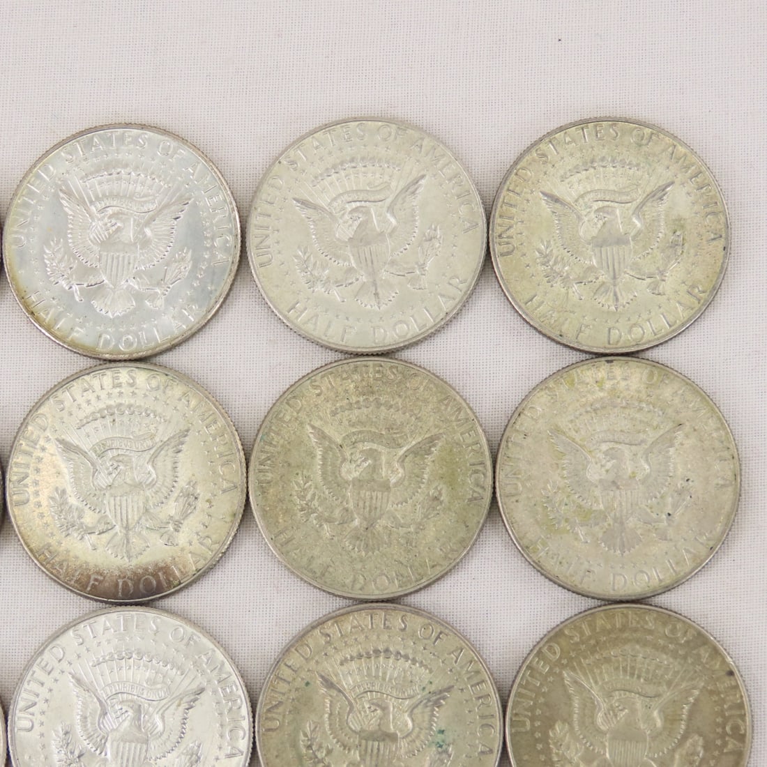 20 1965-1969 40% Silver Kennedy Half Dollars - 8
