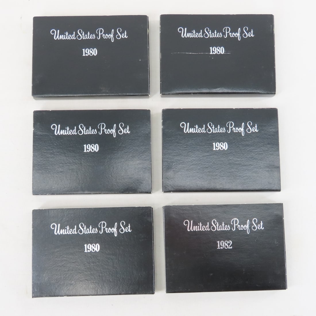 18 US Proof Sets 2 x 1971, 74, 77, 79, 5 x 80 & 82 - 10