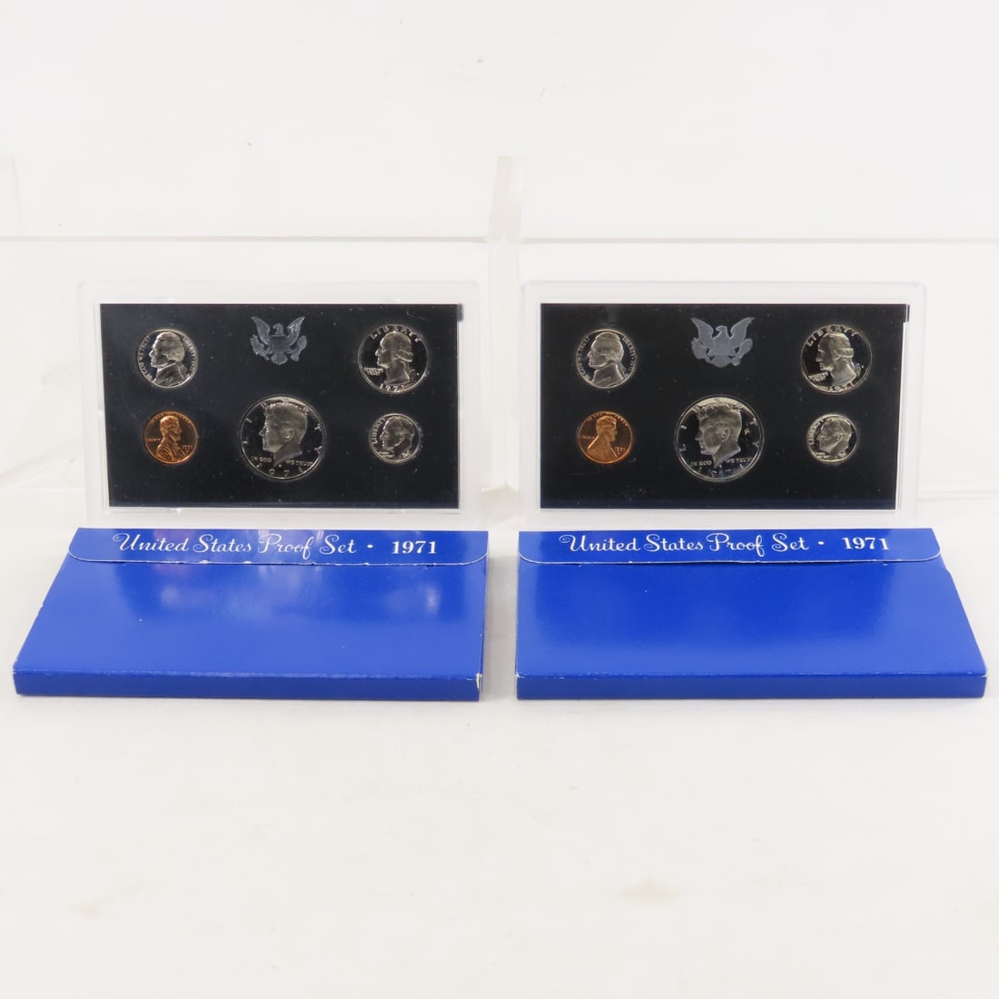 18 US Proof Sets 2 x 1971, 74, 77, 79, 5 x 80 & 82 - 2