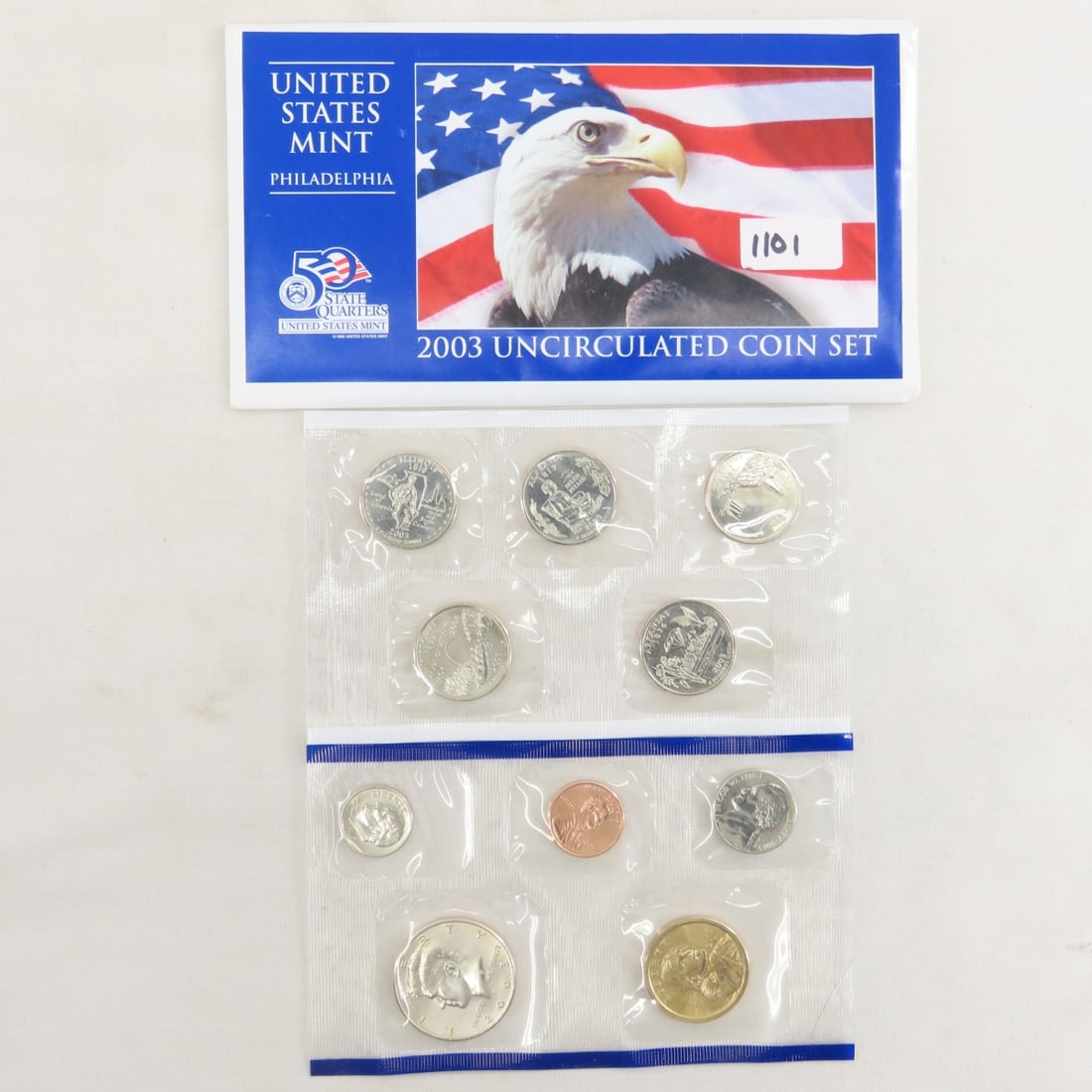 6 US Mint Sets 3 1971, 2000, 2003, 20004 - 13