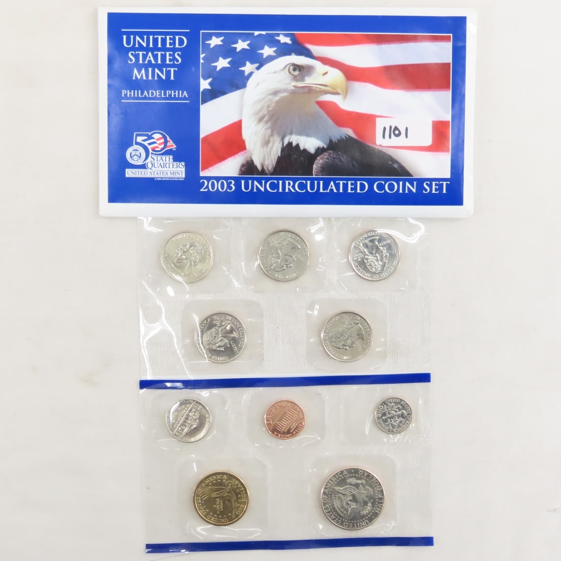 6 US Mint Sets 3 1971, 2000, 2003, 20004 - 14