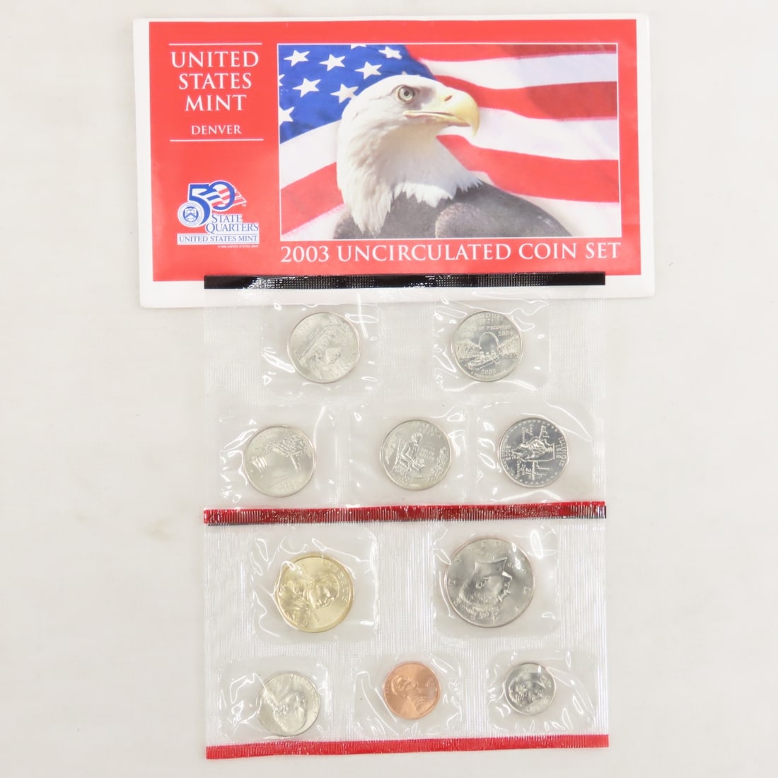 6 US Mint Sets 3 1971, 2000, 2003, 20004 - 16