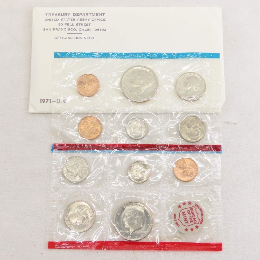6 US Mint Sets 3 1971, 2000, 2003, 20004 - 2