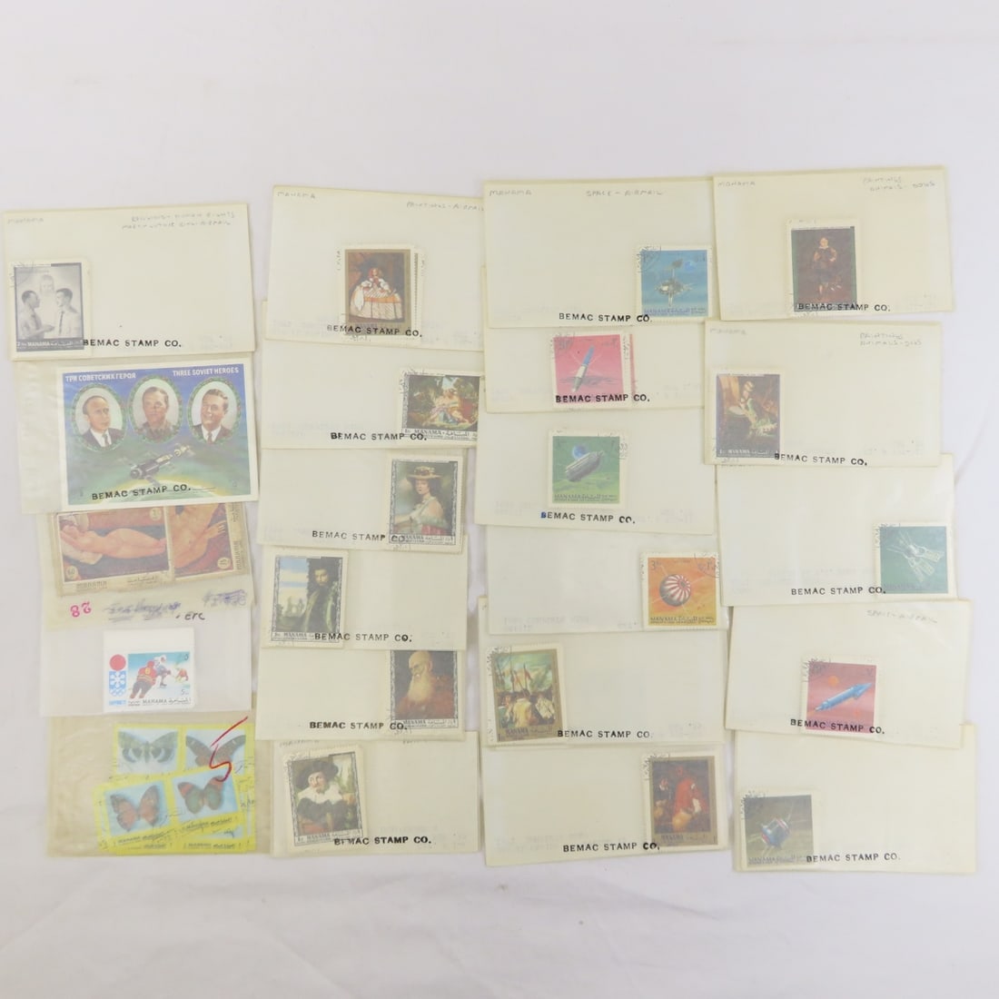 World Stamp Collection Denmark - Palestine - 12