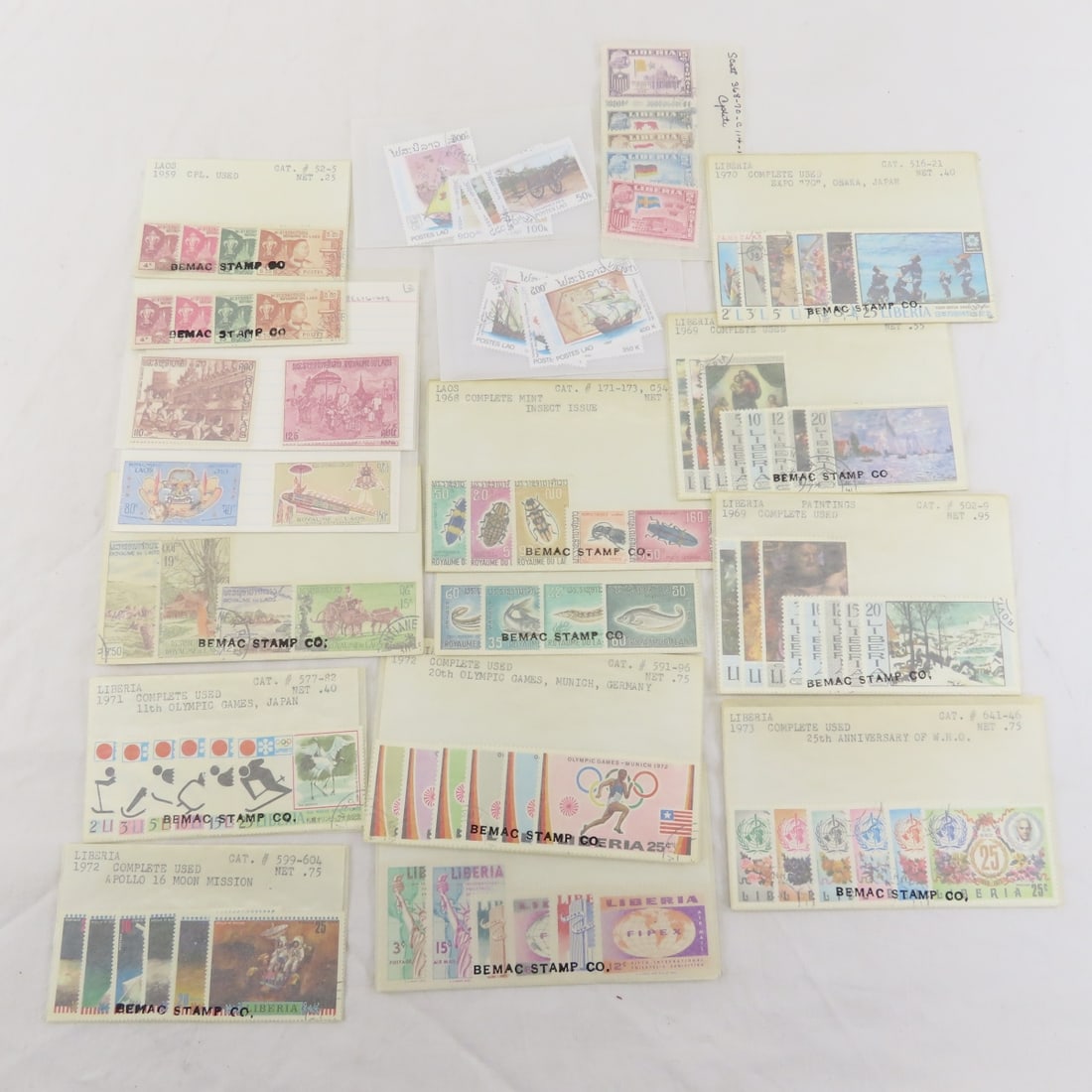 World Stamp Collection Denmark - Palestine - 3