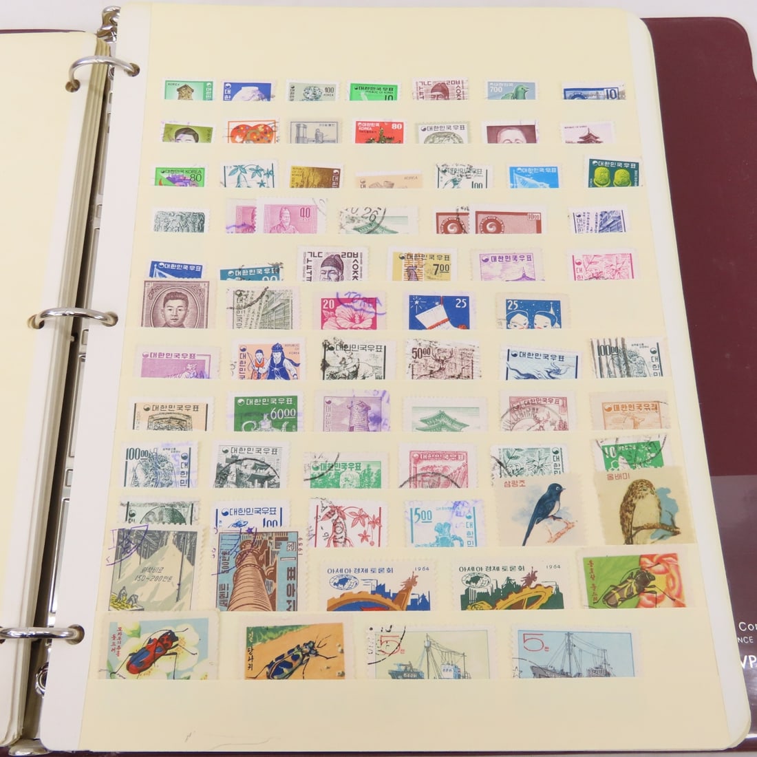 4 Binders of Worldwide Stamps in Stock Sheets - 16