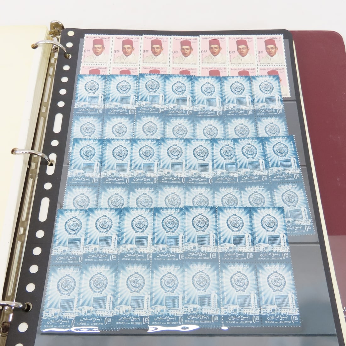 4 Binders of Worldwide Stamps in Stock Sheets - 19