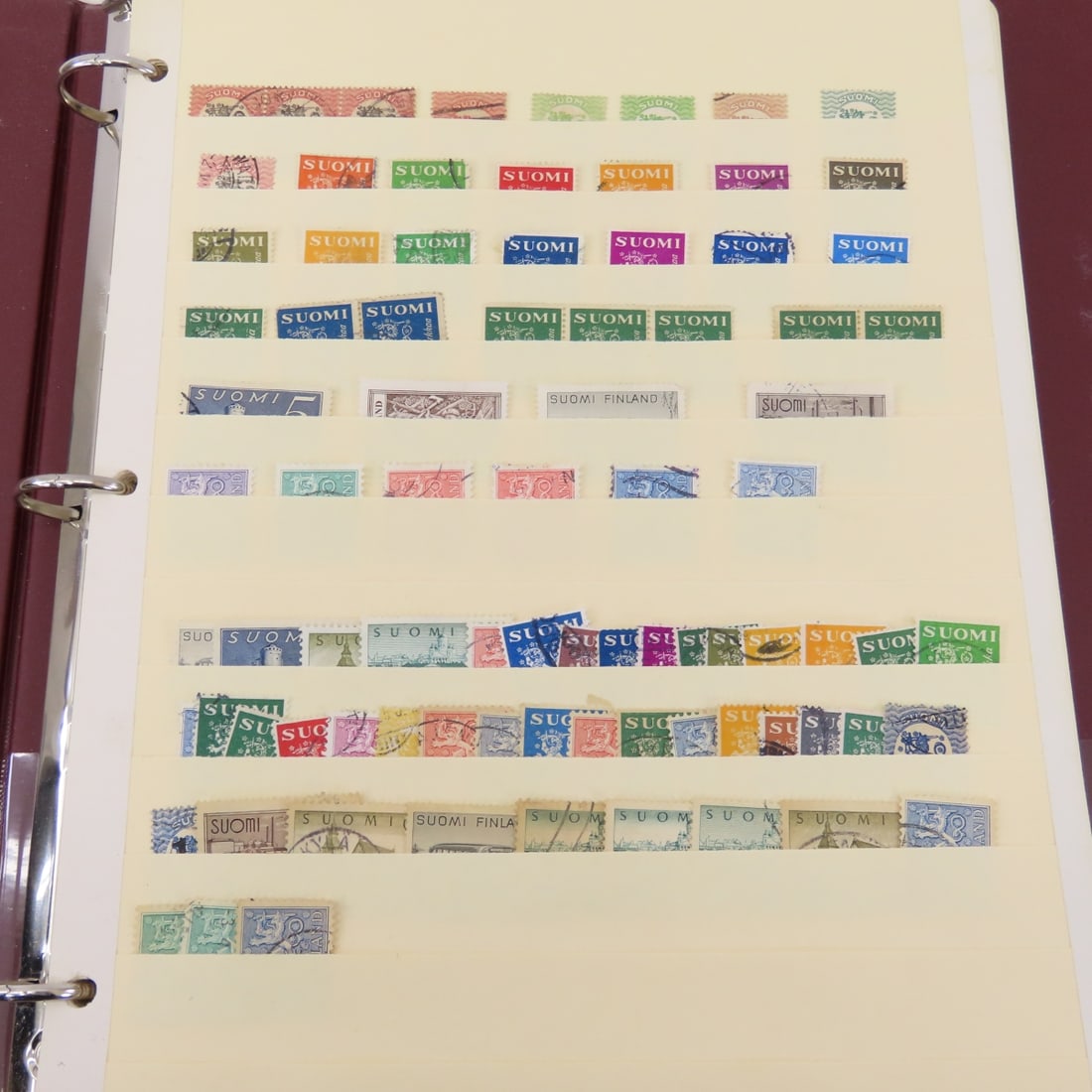 4 Binders of Worldwide Stamps in Stock Sheets - 2