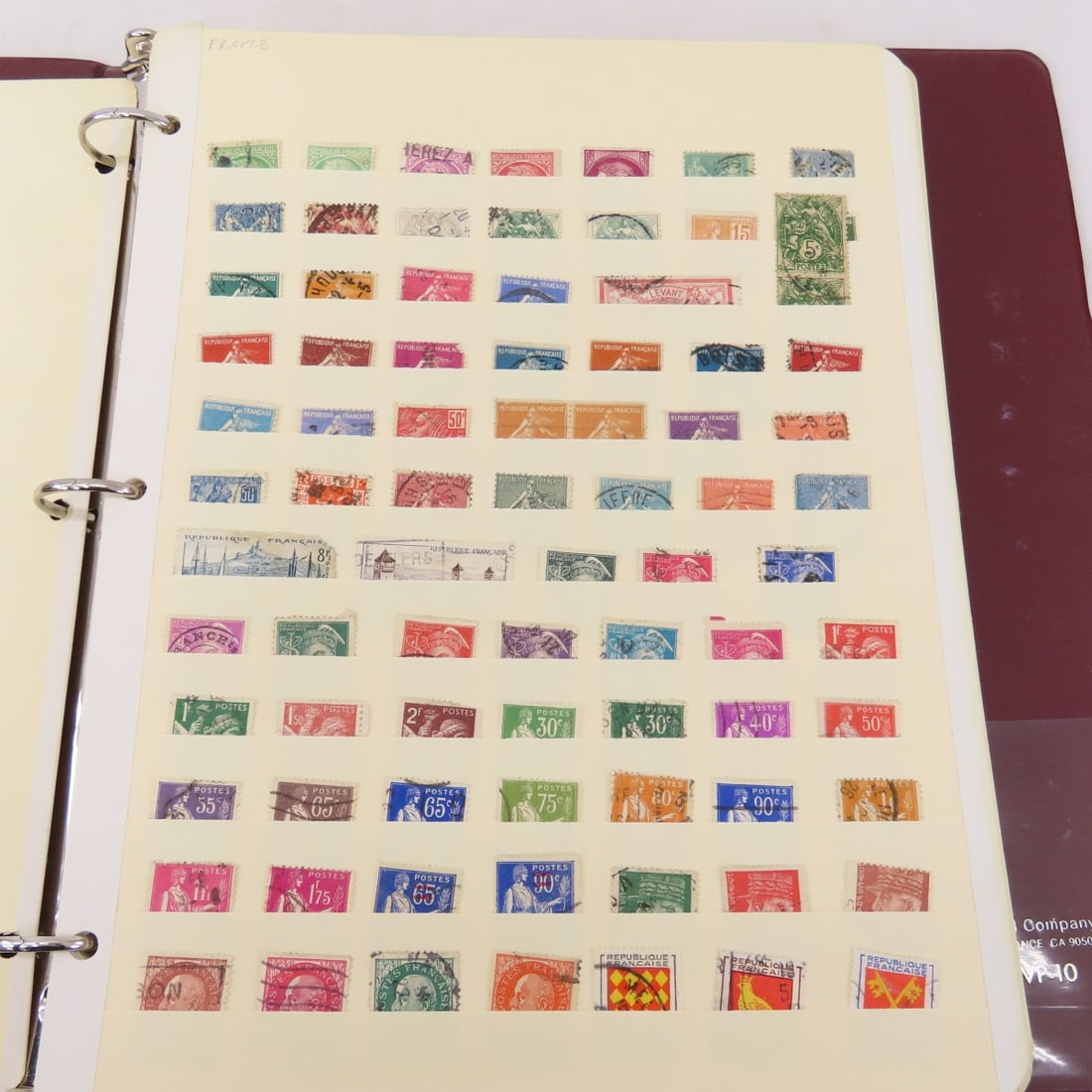 4 Binders of Worldwide Stamps in Stock Sheets - 3