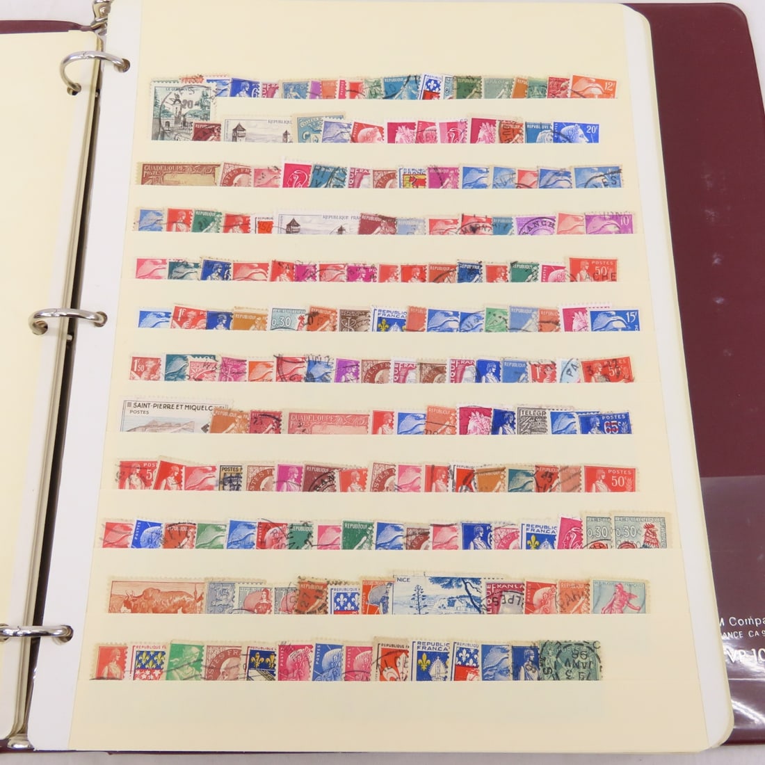 4 Binders of Worldwide Stamps in Stock Sheets - 4