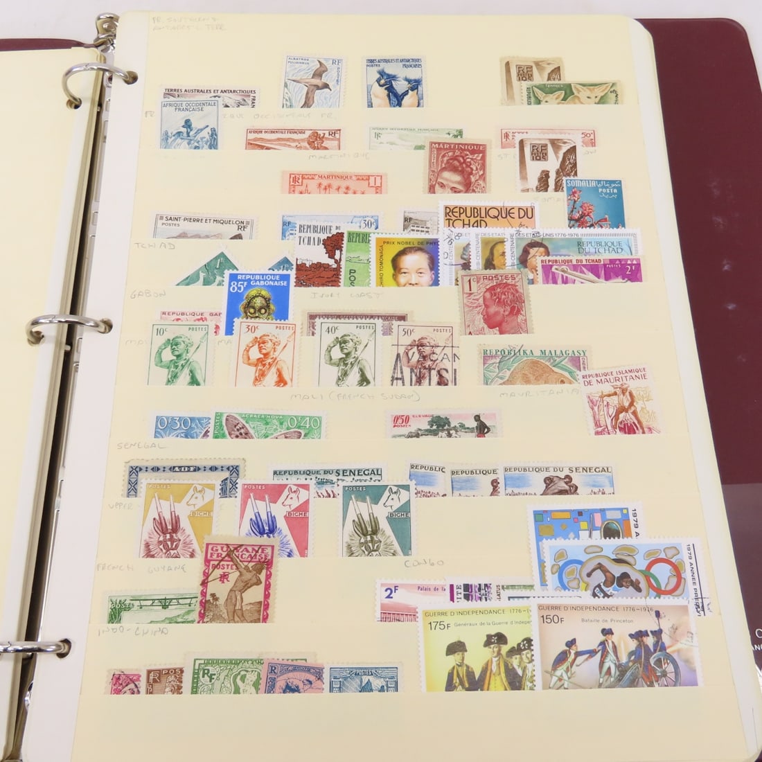 4 Binders of Worldwide Stamps in Stock Sheets - 5