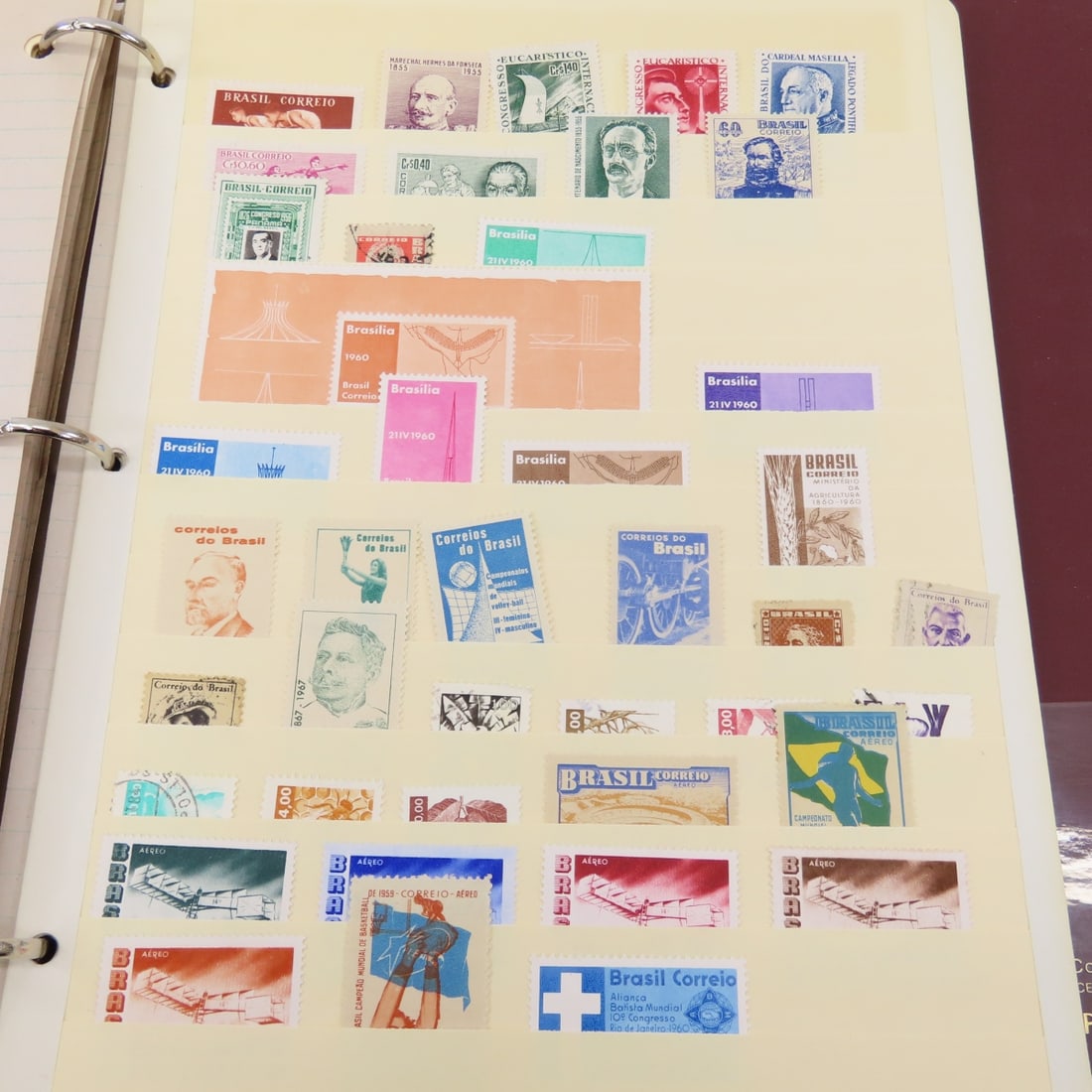 4 Binders of Worldwide Stamps in Stock Sheets - 11