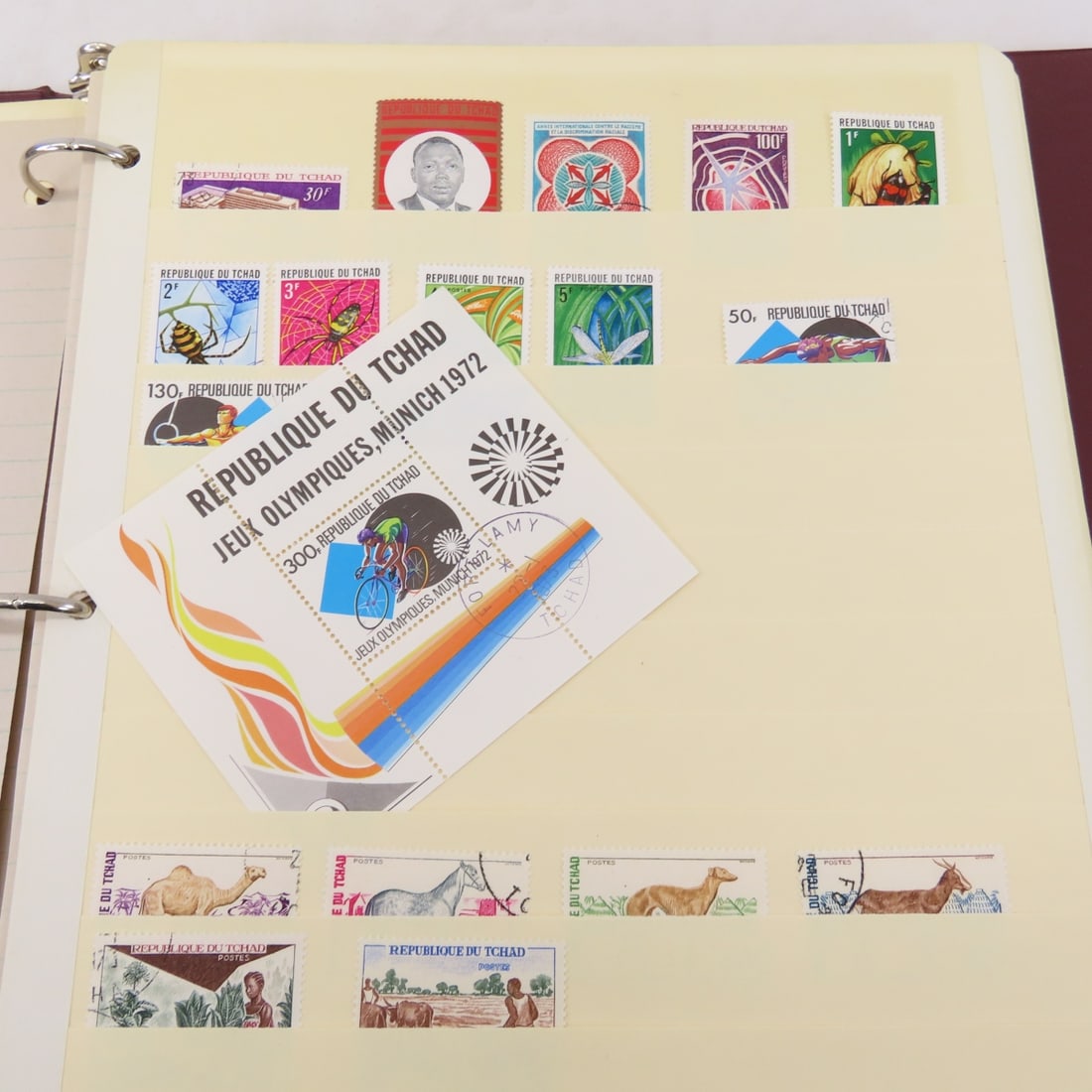 4 Binders of Worldwide Stamps in Stock Sheets - 12