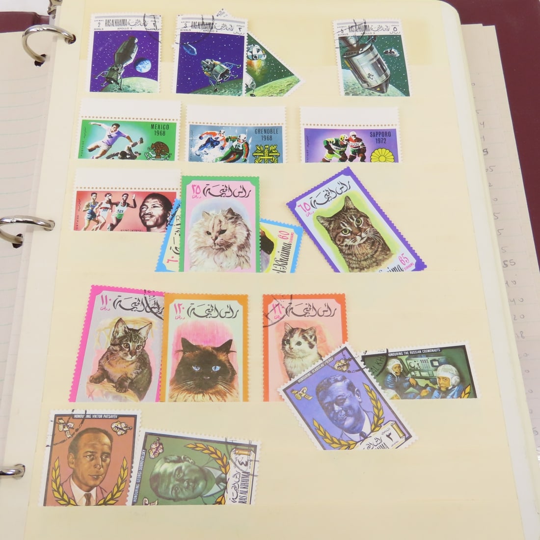 4 Binders of Worldwide Stamps in Stock Sheets - 17