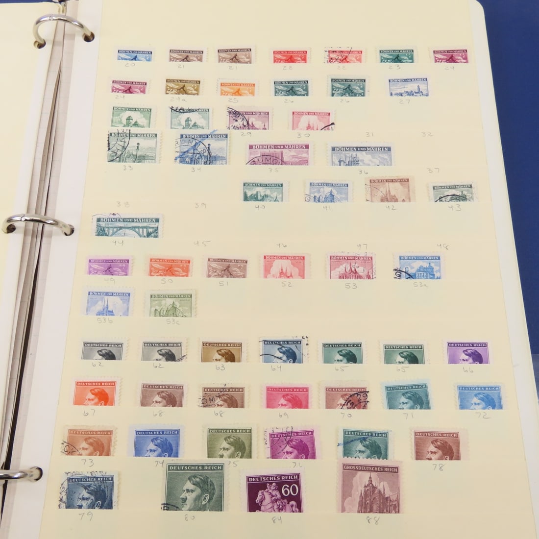 4 Binders of Worldwide Stamps in Stock Sheets - 4
