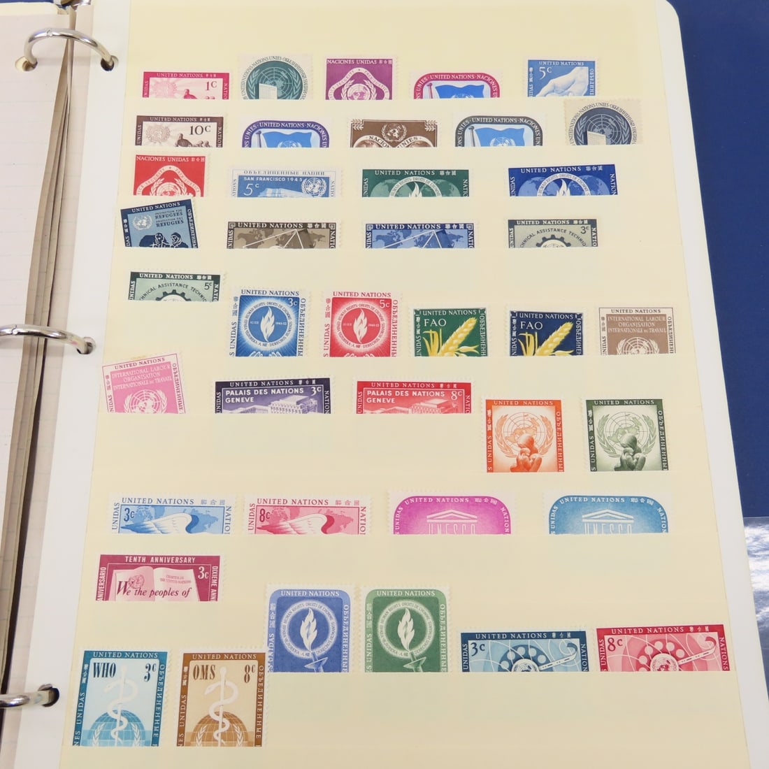 4 Binders of Worldwide Stamps in Stock Sheets - 5