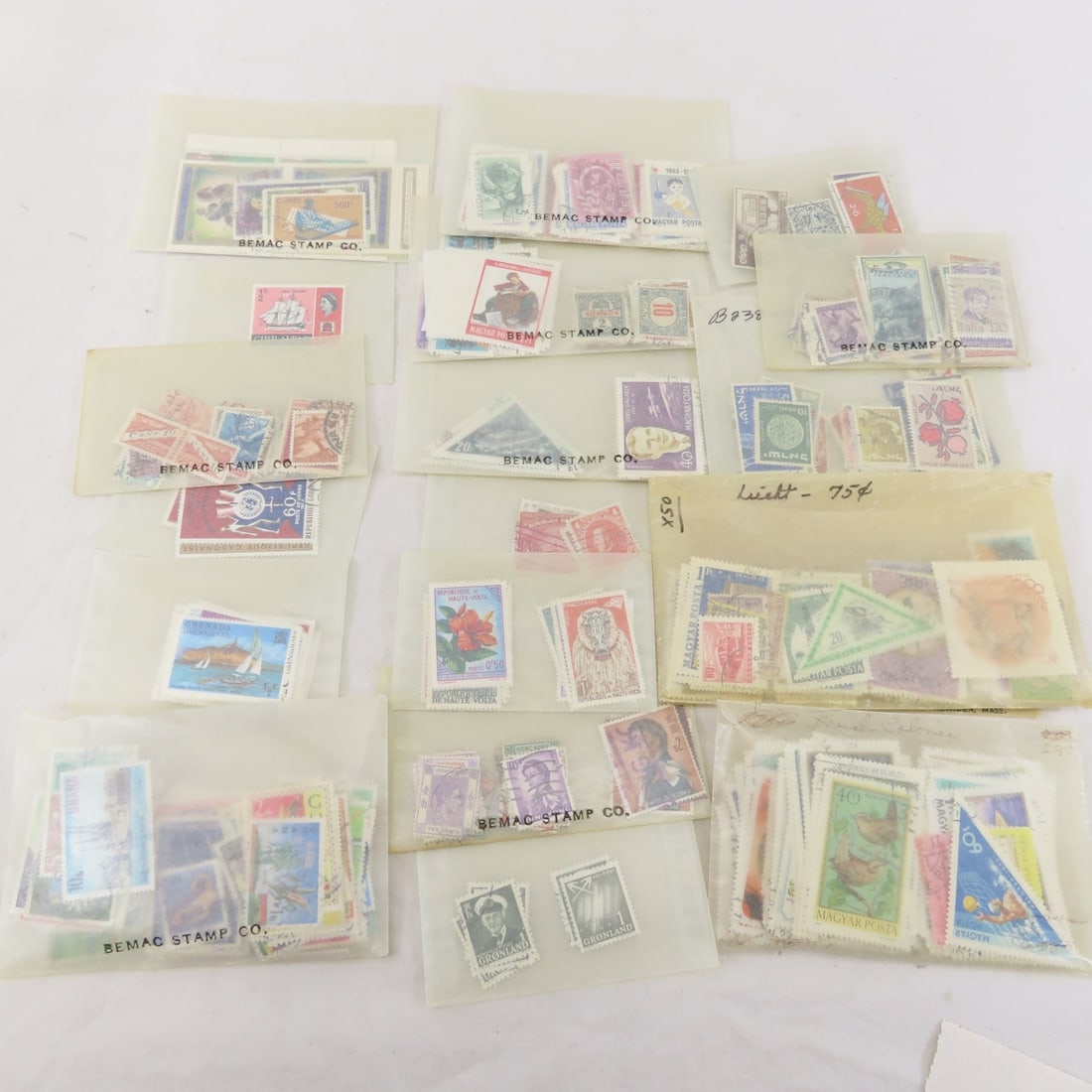 Collection of World Stamps in Glassine Envelopes - 8