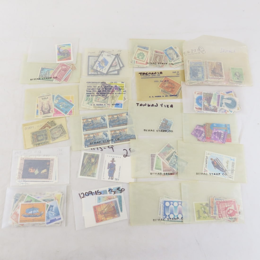 Collection of World Stamps in Glassine Envelopes - 9
