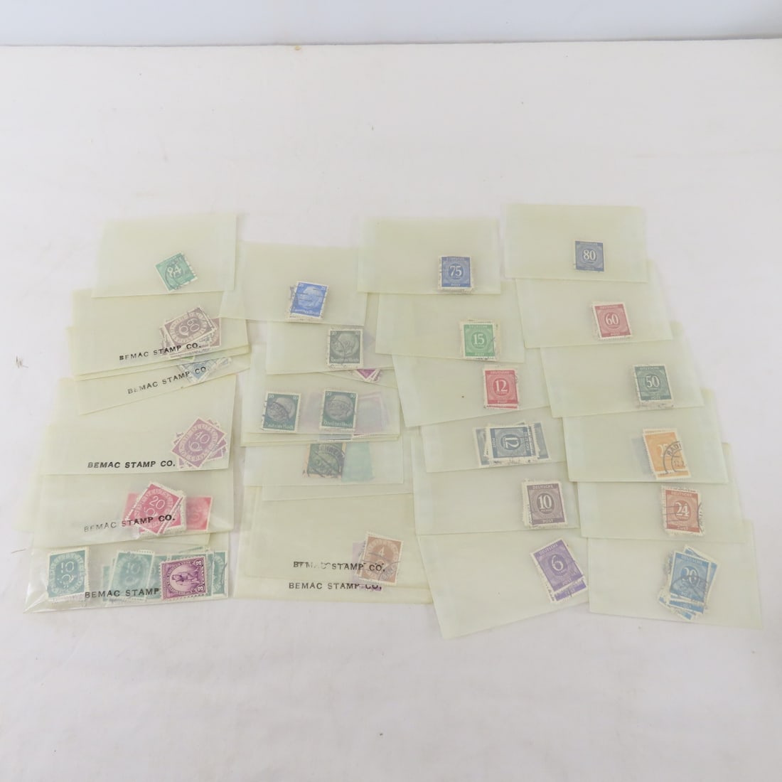 German, Polish, & Russian Stamps in Envelopes - 13