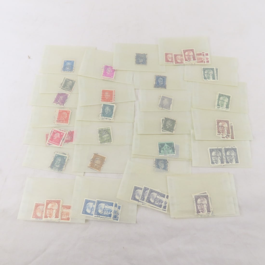 German, Polish, & Russian Stamps in Envelopes - 14