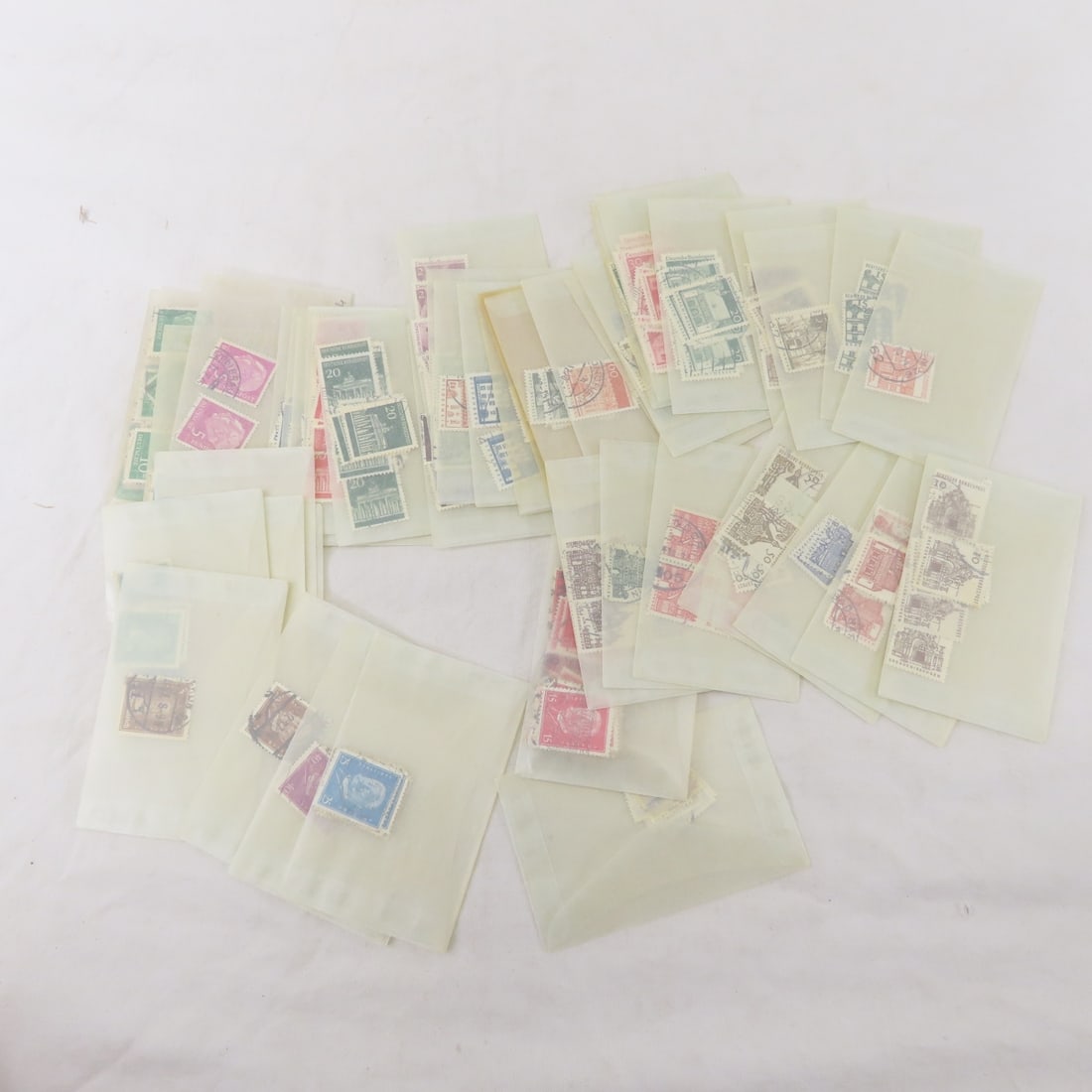German, Polish, & Russian Stamps in Envelopes - 16