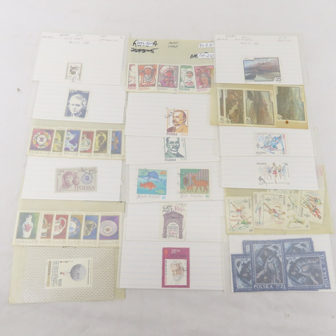 German, Polish, & Russian Stamps in Envelopes - 3