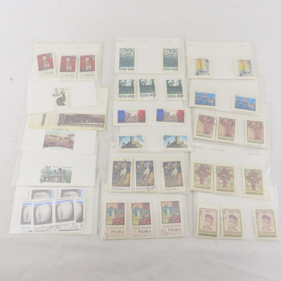 German, Polish, & Russian Stamps in Envelopes - 4