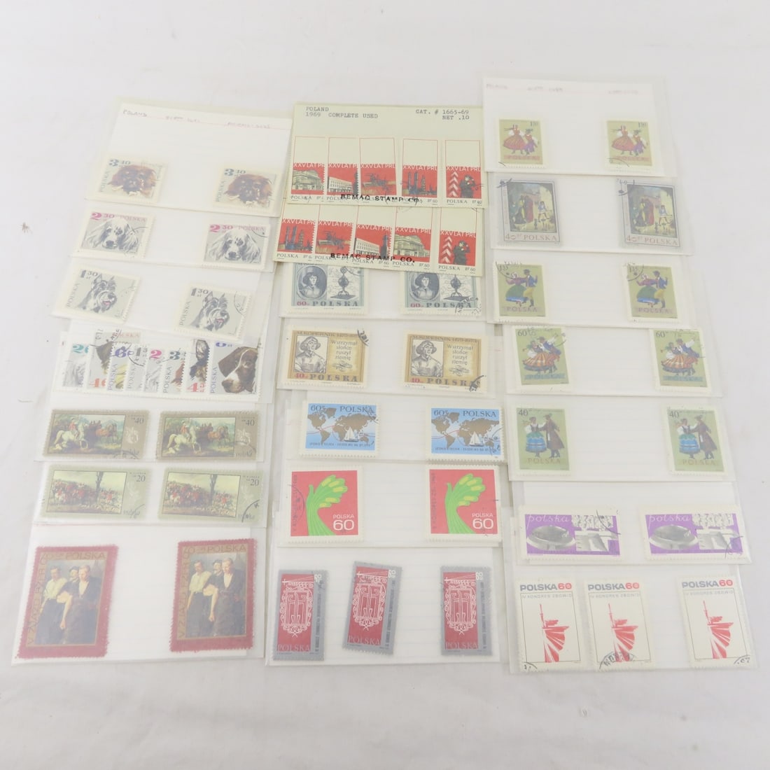 German, Polish, & Russian Stamps in Envelopes - 5