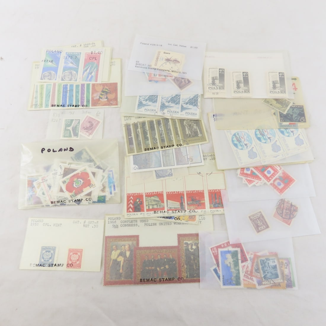 German, Polish, & Russian Stamps in Envelopes - 6