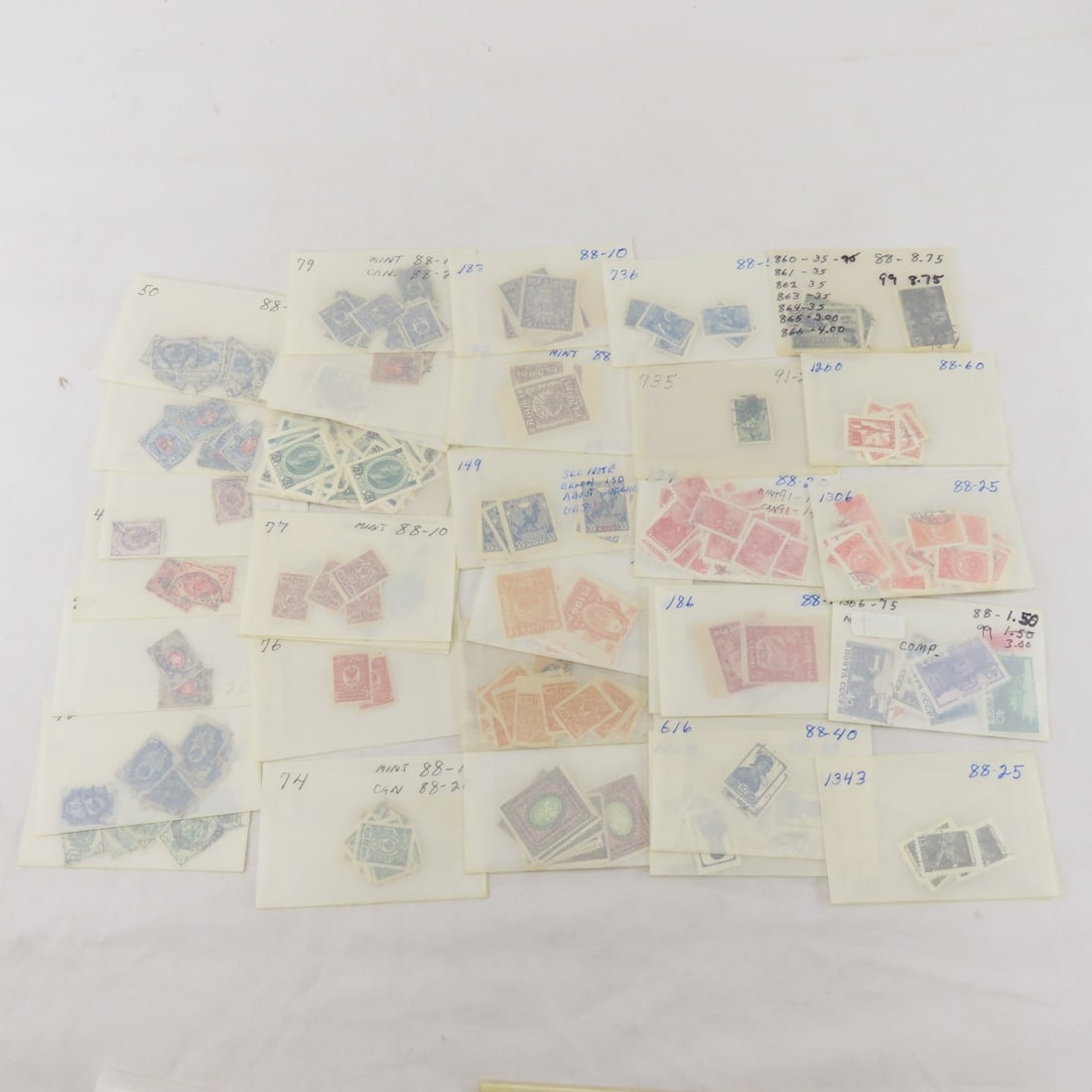 German, Polish, & Russian Stamps in Envelopes - 9